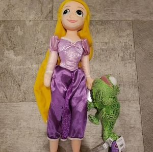 Tangled Rapunzel & Pascal plush doll